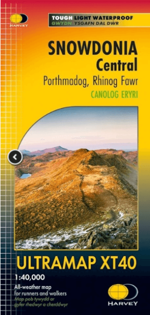 Wandelkaart Snowdonia Central XT40 Ultra - Harvey Maps
