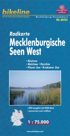 Fietstourkaart Mecklenburgische Seen West - Estenbauer
