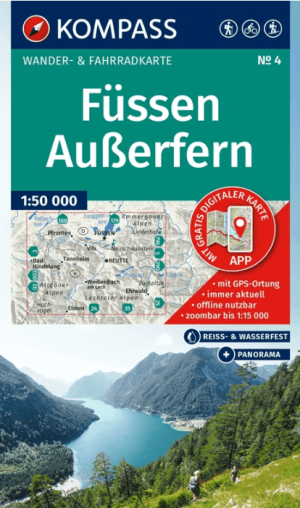 Wandelkaart 4 Füssen & Außerfern - Kompass