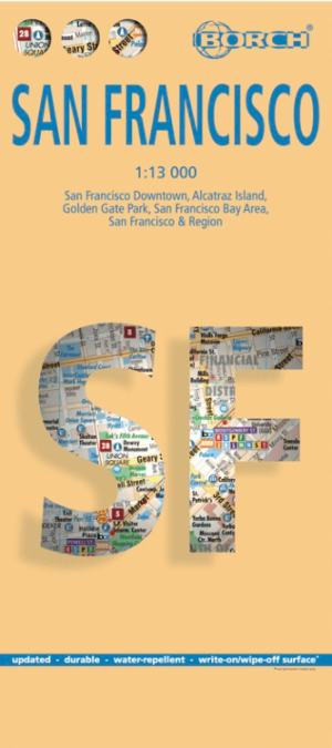 Stadskaart plattegrond San Francisco USA - Borch