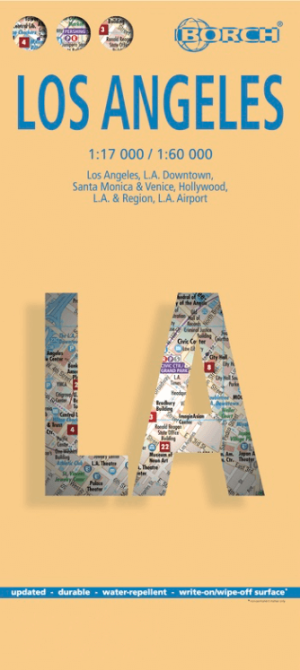 Stadskaart plattegrond Los Angeles USA - Borch