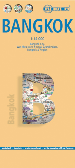 Stadskaart plattegrond Bangkok Thailand - Borch