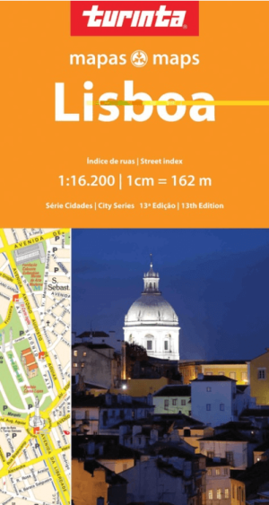 Stadsplan & wandelkaart Lissabon Lisboa - Turinta