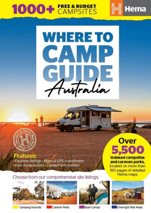 Campergids Australia Where to Camp Guide A4 - Hema