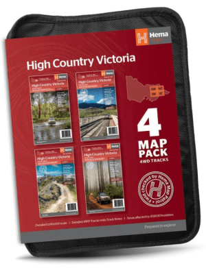 Wegenkaart Explorer Map Victoria High Country map 4-Set - Hema