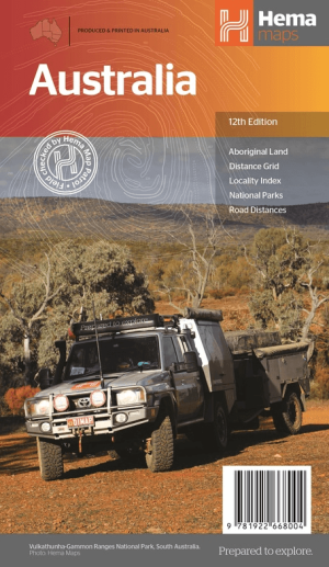 Landkaart Australia Australië - Hema Maps
