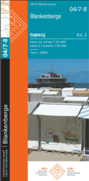 TOPO Wandelkaart 04/7-8 Blankenberge - NGI