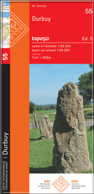 TOPO Wandelkaart 55 Durbuy - NGI