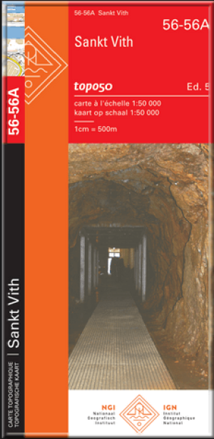 TOPO Wandelkaart 56-56A Sankt Vith - NGI