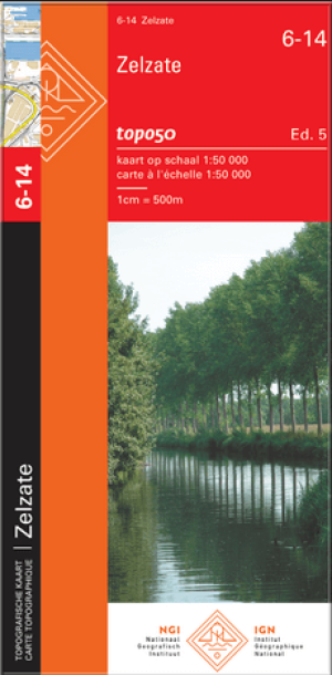 TOPO Wandelkaart 6/14 Zelzate - NGI