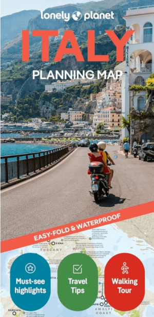 Landkaart Wegenkaart Planning map Italy - Lonely Planet