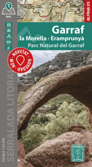 Wandelkaart Garraf NP - La Morella - Eramprunya - Ed. Alpina