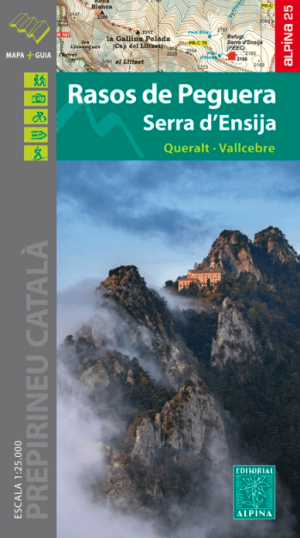 Wandelkaart Rasos de Peguera - Serra d'Ensija - Ed. Alpina