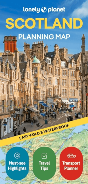 Landkaart Wegenkaart Planning map Schotland - Lonely Planet