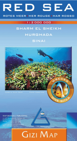 Landkaart Geografische Wegenkaart Rode Zee - Red Sea - GiziMaps