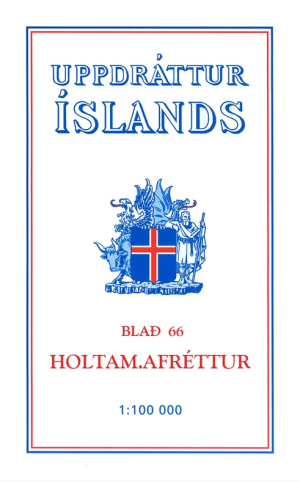 Wandelkaart 66 Holtam & Afrettur Iceland - Ferdakort