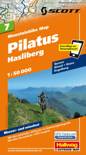 Mountainbike kaart 07 Pilatus & Hasliberg - Hallwag