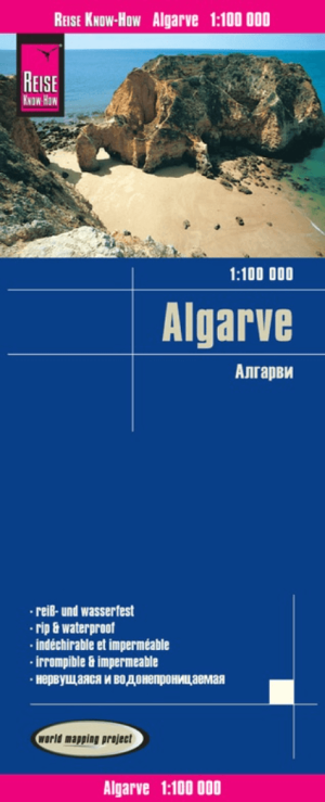 Landkaart Wegenkaart Algarve Portugal - Reise Know How