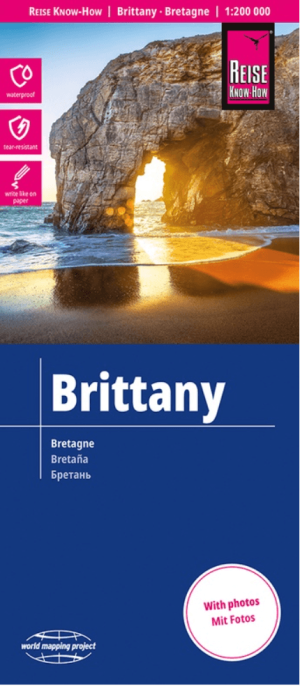 Landkaart Wegenkaart Bretagne - Reise Know-How