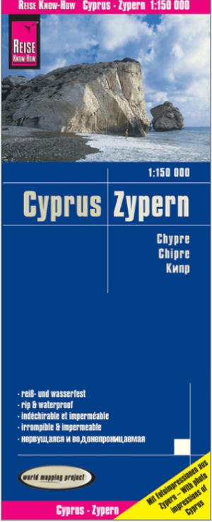 Landkaart Wegenkaart Cyprus - Reise Know-How Verlag