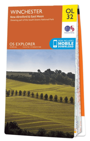 Wandelkaart OL32 Winchester, New Alresford & East Meon - OS