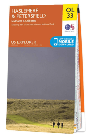 Wandelkaart OL33 Haslemere & Petersfield - OS