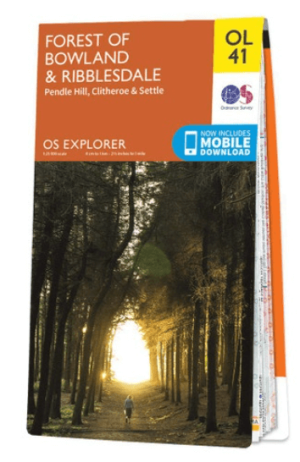 Wandelkaart OL41 Forest of Bowland & Ribblesdale - OS