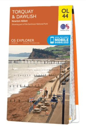 Wandelkaart OL44 Torquay, Dawlish & Newton Abbot - OS