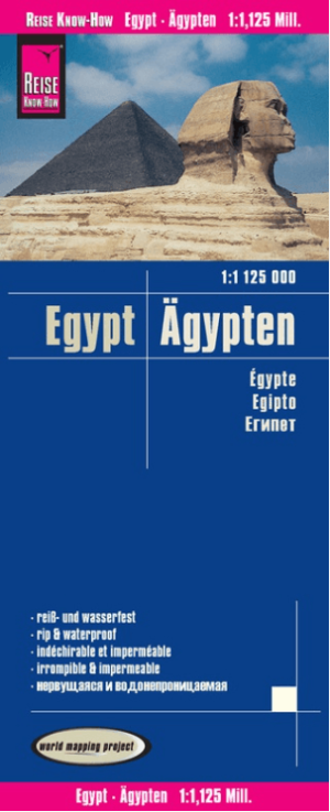 Landkaart Wegenkaart Egypte - Reise Know-How Verlag