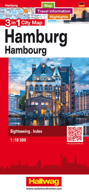Stadskaart Plattegrond Hamburg 3 in 1 CityMap - Hallwag