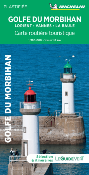 Landkaart Wegenkaart 17612 Golfe du Morbihan Bretagne - Michelin