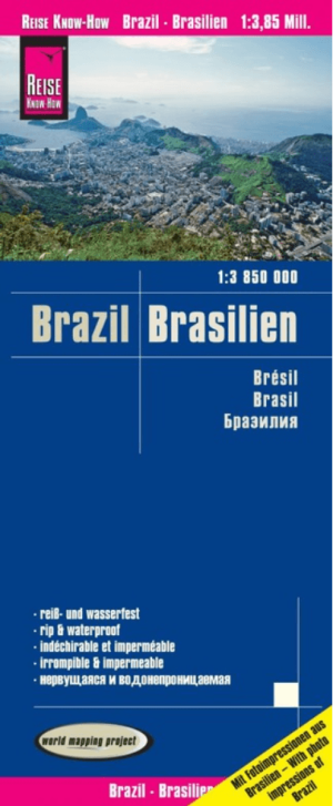 Landkaart Wegenkaart Brazilië - Reise Know-How