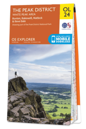 Wandelkaart OL24 Peak District & White Peak area - OS