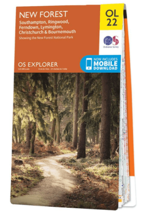 Wandelkaart OL22 New Forest National Park - OS