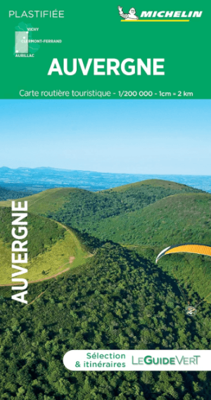 Landkaart Wegenkaart 17620 Auvergne - Michelin