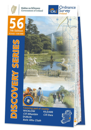 Wandelkaart 56 County Wicklow, Kildare & Dublin - OSI