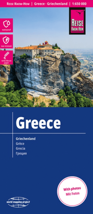 Landkaart Wegenkaart Griekenland - Reise Know-How Verlag