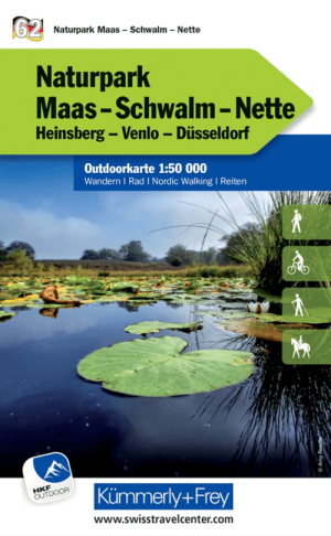 Wandelkaart Outdoorkaart 62 Natuurpark Maas, Swalm & Nettedal