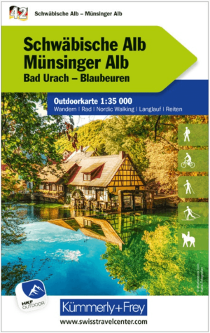 Wandelkaart Outdoorkaart 42 Schwäbische Alb- Münsinger Alb - K&F