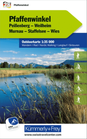 Wandelkaart Outdoorkaart 28 Pfaffenwinkel - K&F