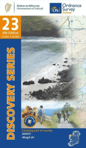Wandelkaart 23 County Mayo North Coast Discovery Series - OSI Ireland