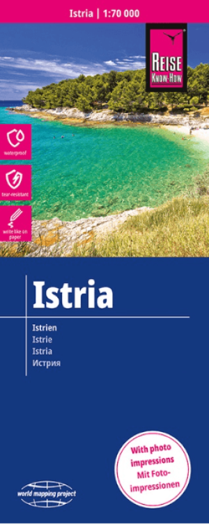 Landkaart Wegenkaart Istrië - Reise Know-How
