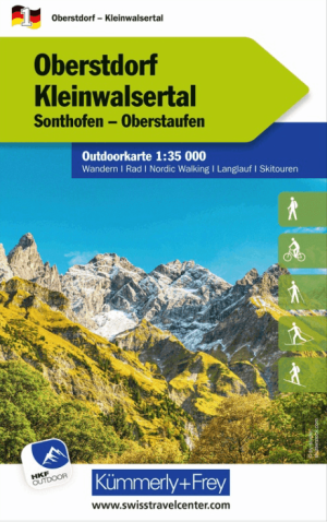 Wandelkaart Outdoorkarte 01 Oberstdorf - Kleinwalsertal - K&F