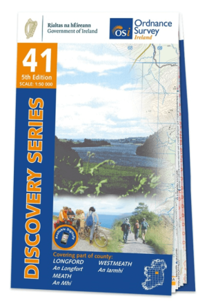 Wandelkaart 41 County Longford, Meath & Westmeath - OSI
