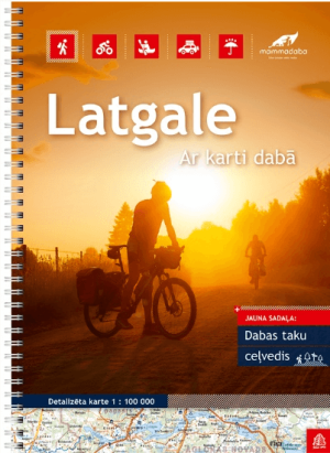 Wegenatlas Latgale Letland Oost - Jana Seta Publ.