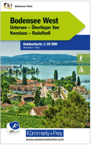 Wandelkaart Outdoorkaart 43 Bodensee West - K&F