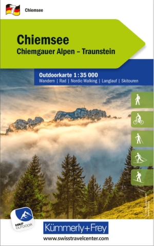 Wandelkaart Outdoorkaart 07 Chiemsee Oberbayern - F&B