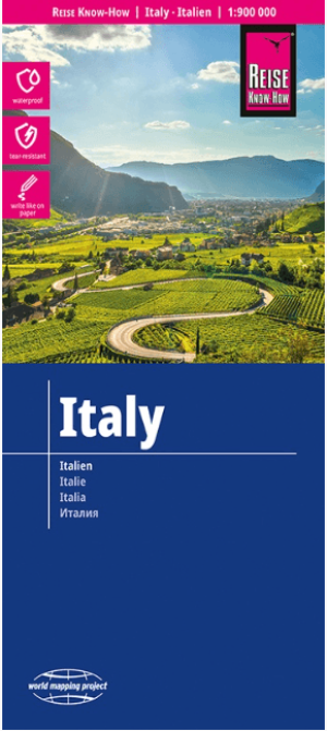 Landkaart Wegenkaart Italië - Reise Know-How
