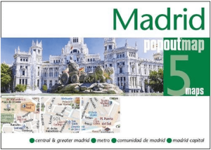 Stadskaart Plattegrond Popout map Madrid - Heartwood Publ.