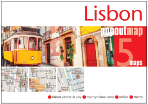 Stadskaart Plattegrond Popout map Lissabon - Heartwood Publ.